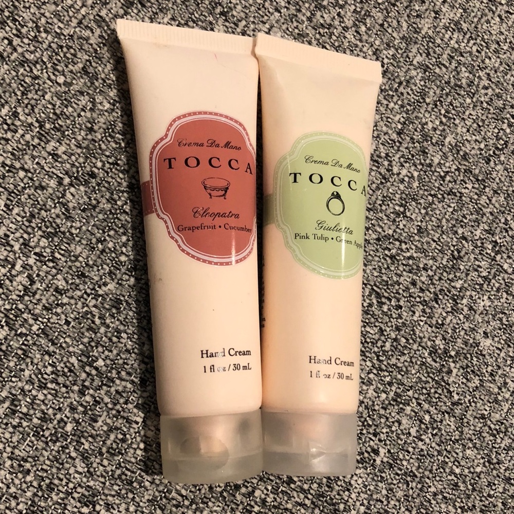 Tocca hand creams